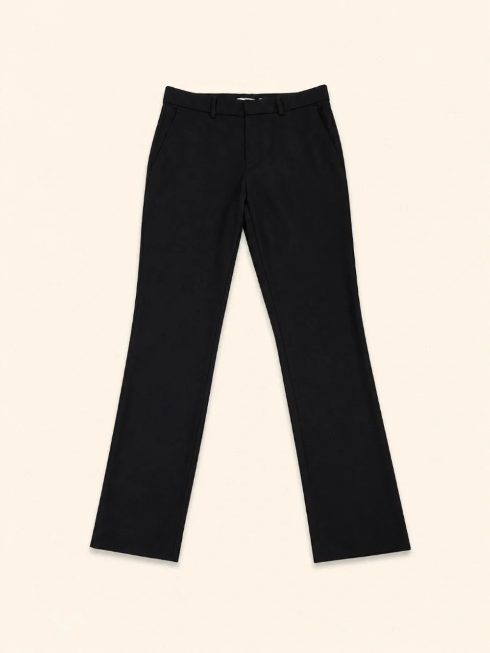 Mens 29x32 flat front Slim dress pants Black